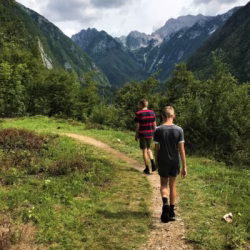wandelen in de bergen