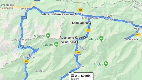 Rondje via de Vrsic Pass