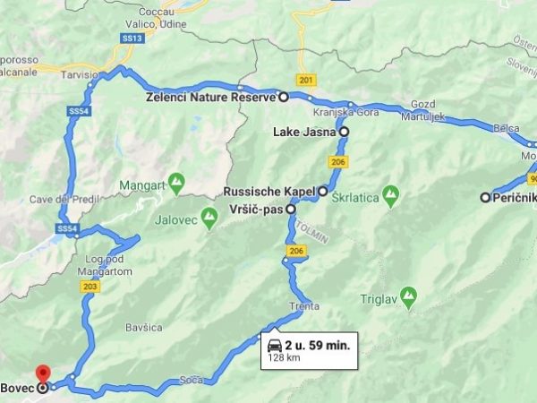 Rondje via de Vrsic Pass